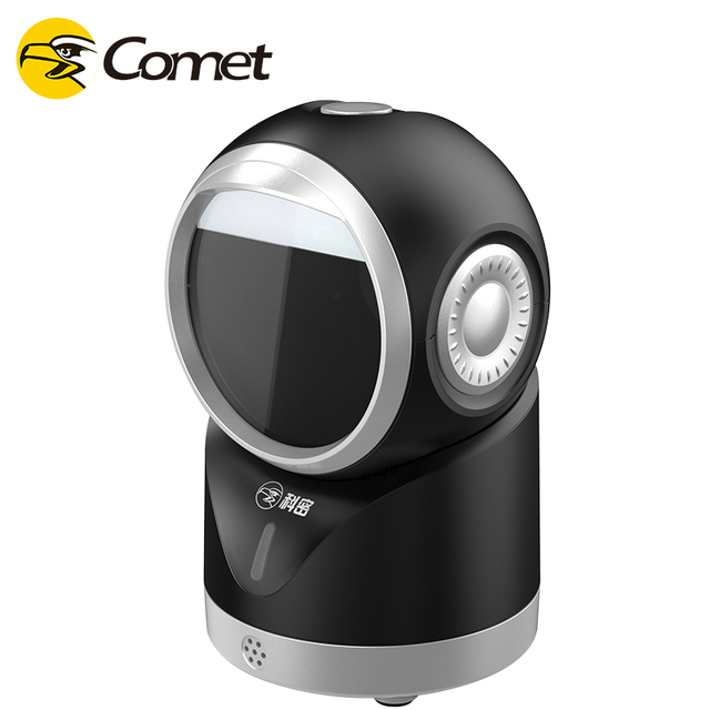 2D Desktop USB CMOS Barcode Scanner QR Code Reading Omnidirectional Scanning A4 Size High-Speed 1800 Scans/Sec Stock Available