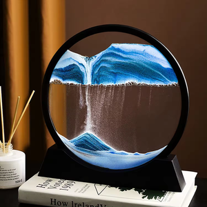 Sablier liquide 3D style moderne, tableau de sable mouvant, <span class=keywords><strong>d</strong></span>écoration de luxe pour la <span class=keywords><strong>maison</strong></span>, <span class=keywords><strong>d</strong></span>écoration intérieure de bureau, <span class=keywords><strong>d</strong></span>écoration créative pour la <span class=keywords><strong>maison</strong></span> - Product Image 3