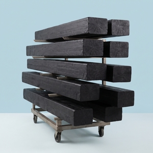 Poutres en Faux <span class=keywords><strong>Bois</strong></span> <span class=keywords><strong>Blanc</strong></span> Blanchi Effet Vieilli pour Maison de Bord de Mer, Poutres en Faux <span class=keywords><strong>Bois</strong></span> PU - Product Image 4