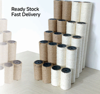 Poteau à gratter cylindrique en sisal, directement de l'usine, pièces détachées pour arbre à chat DIY
