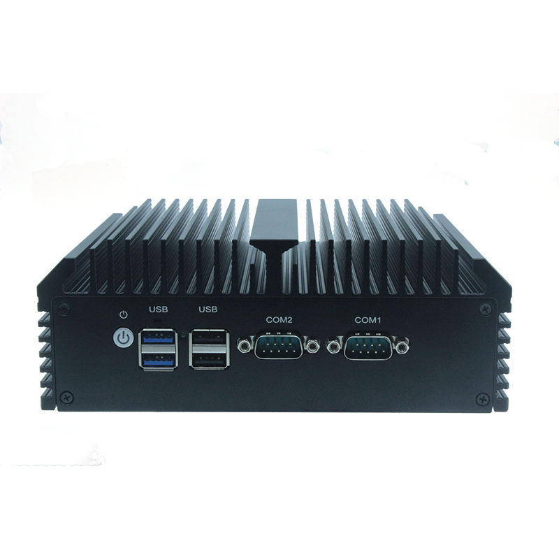 High-performance fanless fully closed mini host industrial PC Intel ...