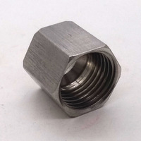 Bouchon de tuyau hexagonal en acier inoxydable usiné sur commande par CNC, bouchon fileté pour systèmes de tuyauterie hydraulique et pneumatique