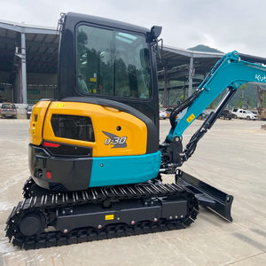 Mini excavadora usada EPA 3 toneladas Kubota U30 15 008 peso operativo Excavadora de segunda mano precio de fábrica Diseño original Venta barata - Product Image 3