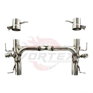 Ensemble de section arrière en acier inoxydable soudé avec précision par Vortex, avec servomoteur pour Ferrari 488 GTB Spider 3.9T Tuning - Product Image 4
