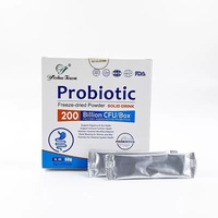 Poudre de suppléments probiotiques pour l'éclat de la peau et la beauté, poudre nettoyante pour le côlon, fabrication OEM personnalisée, poudre probiotique nettoyante pour le côlon