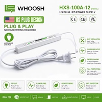 Alimentation à découpage AC/DC étanche IP67 12V 24V 36W 100W pour éclairage LED extérieur