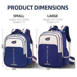 Mochila Personalizada para Crianças com Logo, Leve, Impermeável e de Grande Capacidade para Meninos e Meninas - Product Image 4