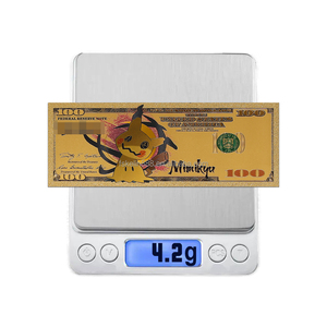 Ordine all'ingrosso: Banconota in polimero placcata in lamina d'oro 24k con simpatico Pikachu, ispirata all'anime giapponese - Product Image 3