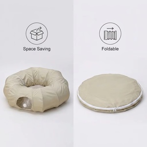 Cuccia Rotonda Premium per Gatti, Morbida e Lavabile, Comodo Nido per Gatti da Interno, Produttore OEM ODM, Fornitura per Esportazione - Product Image 4