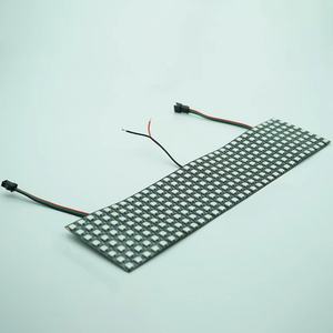 <span class=keywords><strong>P10</strong></span> 8x32 RGB <span class=keywords><strong>LED</strong></span> 매트릭스 패널 풀 컬러 디스플레이 모듈 WS2812B 주소 지정 가능 256픽셀 도트 매트릭스 제어 패널 - Product Image 3