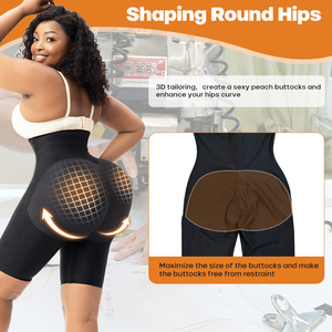 Cộng Với Kích Thước Mông Nâng Hip Enhancer BBL Tummy Kiểm Soát Thắt Lưng Nén Shaper Fajas Colombianas Đùi Mỏng Hơn Shapewear Ngắn - Product Image 5