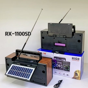 <span class=keywords><strong>2025</strong></span> RX-1100SD xu hướng Sản phẩm năng lượng mặt trời BT âm thanh di động ngoài trời thẻ Loa FM AM SW đài phát thanh RGB ánh sáng loa siêu trầm - Product Image 4