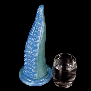 Waatfaak-grand gode lumineux en forme de poulpe, 9 pouces, dilatateur anal, lueur dans la nuit, jouet sexuel, vente en gros - Product Image 5