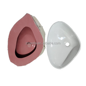 Lavabos de salle de bains modernes Cuvette de <span class=keywords><strong>toilette</strong></span> Lavage à la <span class=keywords><strong>main</strong></span> Bassin en béton Moule Porcelaine Céramique Caoutchouc Comptoir Éviers modernes - Product Image 2