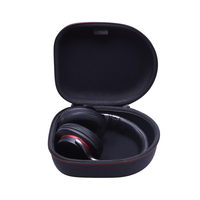 Étui de transport pour casque en EVA avec logo personnalisé, doublure douce anti-rayures, organiseur rigide pour casque pliable supra-auriculaire, utilisation en voyage et pour le gaming