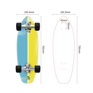 Planche de skate complète de <span class=keywords><strong>32</strong></span> pouces, 10 pouces, pas chère, en érable russe, planche de skate 7ly, <span class=keywords><strong>surfskate</strong></span> personnalisé - Product Image 5