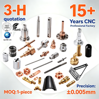 Pièces usinées CNC de haute précision en acier inoxydable et laiton, tournage et fraisage, composants d'automatisation industrielle non standard