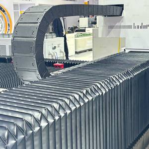 Couvercle de <span class=keywords><strong>soufflet</strong></span> d'<span class=keywords><strong>orgue</strong></span> en nylon noir Offres Spéciales Bouclier de protection en accordéon flexible avec rail de guidage en tissu de protection - Product Image 6