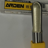 Fraise à bois Arden CNC, fraise en carbure TCT, fraise droite à 2 flûtes pour MDF, fraises à bois, tige de 1/2 1/4, outils de coupe du bois