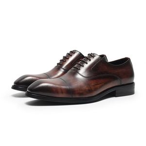 Nouvelle Robe de Soirée Tendance et Élégante en Cuir Véritable, Cuir de Vachette de Première Qualité Britannique, à Lacets, Respirante, Antidérapante et Légère - Product Image 4