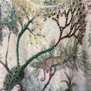 <span class=keywords><strong>Pull</strong></span> en maille de luxe vintage avec pierres de cristal pour femmes, pulls d'automne/hiver, nouveaux vêtements en maille, <span class=keywords><strong>pull</strong></span> femme - Product Image 4