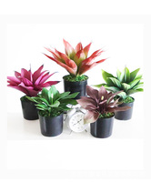 Plantes artificielles personnalisables, plante artificielle en pot réaliste pour la décoration de la maison et du bureau