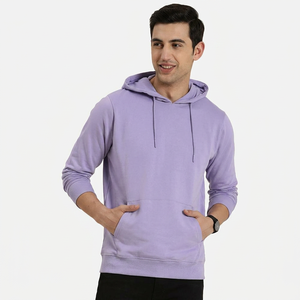 Sudadera con Capucha Extra Grande Unisex al por Mayor, Personalizable, 100% Algodón, Secado Rápido, Diseño Sólido, OEM Personalizado para la Temporada de Invierno - Product Image 1