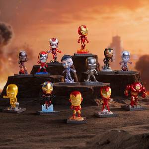 Auténtica Caja Sorpresa de Figuras POP MART MARVEL Iron Man: Una Viaje a Través de las Armaduras, Serie Coleccionable con Fondo de Cómic, Venta al Por Mayor - Product Image 2