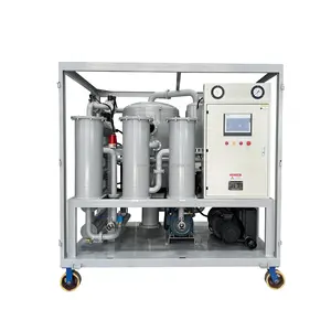 Unidad de filtración de aceite de aislamiento de doble etapa de alto vacío automático de