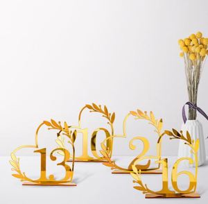 Acrylique moderne or argent signes réservés porte-cartes de siège nouvelle réservation pour les banquets de mariage et l'hôtel utilisation <span class=keywords><strong>en</strong></span> plein air et dans le salon - Product Image 2