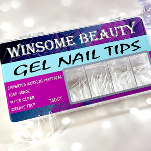 100% PMMA 500 Uds./Caja Puntas de Uñas Francesas Puntiagudas de Cobertura Completa, Puntas de Uñas Stiletto Extra Cortas y Largas, Puntas de Uñas de Gel Suave - Product Image 6