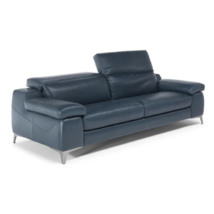 Sofá Seccional Eléctrico de Cuero Genuino con Patas de Acero Inoxidable y Relleno de Esponja, Diseño Moderno, Venta Directa de Fábrica para Sala de Estar - Product Image 5