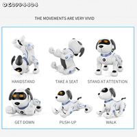 Venta caliente 2,4g Control remoto inteligente baile mecánico programación electrónica Rc mascota Robot perro juguete multifunción para niños