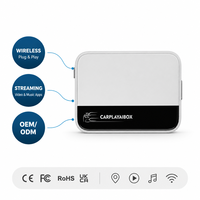 Adaptador Inalámbrico CarPlay para Auto, Android 12 AI Box Modelo 4213, Logotipo Personalizado OEM/ODM, RK3528, WiFi 6, BT5.4, Adaptador de Video en Streaming para Auto