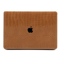 Étui de Protection Antichoc en Cuir PU à Motif Croco pour Ordinateur Portable MacBook Apple Air Pro 14 Pouces