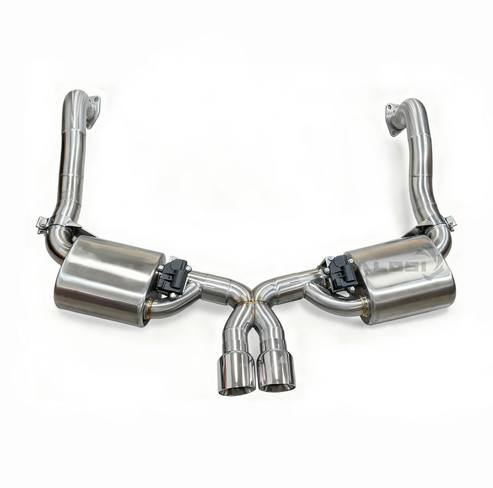Full exhaust system for Porsche 987 Boxster / 987C Cayman in Stainless