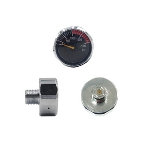 3000Psi 1/8 BSPT резьбовое соединение бурдонская трубка воздушный вакуумный мини-манометр для пейнтбола - Product Image 3