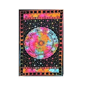 Tapiz del horóscopo del zodiaco celestial, colcha de cama Hippie de tamaño doble grande, tapiz de constelación colgante de pared - Product Image 3