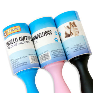 Rouleau adhésif manuel portable à 55 feuilles pour rouleaux anti-peluches et brosses – Nettoyage rapide et efficace - Product Image 4