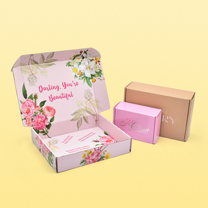 Glow-in-the-Dark sọc phản chiếu hộp màu trắng biểu tượng tùy chỉnh in các tông vận chuyển hộp giấy đêm hậu cần hộp - Product Image 2