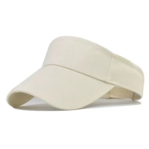 BOTTCOOLA vente en gros Design visière chapeaux <span class=keywords><strong>soleil</strong></span> sport cyclisme coton plaine visière haut vide chapeau extérieur Tennis Golf visière réglable - Product Image 4