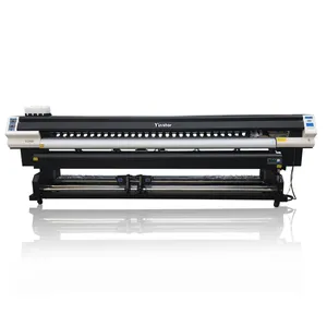 3.2m Large Format Inkjet Printer Digital Eco-solvent Printer Inkjet Plotter for Banner Wall Paper Sticker Vinyl Printing Machine