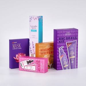 Fábrica de Cajas Especializada en Cajas Cosméticas Trapezoidales Blancas de Cartón Corrugado, Reciclables, con Logotipo Personalizado, Recubrimiento UV, Impresión a Cuatro Colores y Asa - Product Image 3