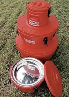 Récipient isotherme rond à double paroi Jumbo 6L 20L 40L 60L pour la conservation professionnelle des aliments et la restauration