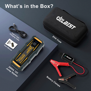 <span class=keywords><strong>12V</strong></span> 20000mAh ジャンプスターター モバイルバッテリー ポータブル電源 車載エンジン始動用 緊急用 - Product Image 6