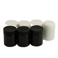Pot anti-odeur vide, transparent, rond, pour fleurs, en PET, résistant aux enfants, avec couvercle CR, pour bonbons gélifiés pour animaux de compagnie