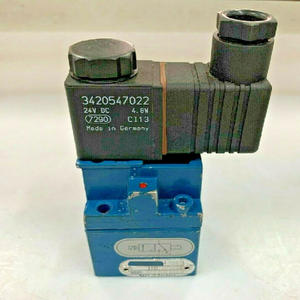 3722250220 <span class=keywords><strong>3</strong></span>/<span class=keywords><strong>2</strong></span> NC ND4 Solenoid Valf 24V DC Alt Plaka Montajı 372 225 022 0 - Product Image 1