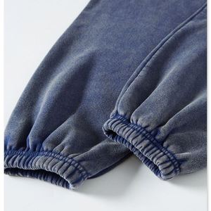 กางเกงสเวตเตอร์ขาตรงสไตล์ฝรั่งเศสสำหรับผู้ชายดีไซน์เนอร์ใช้ได้ทั้งชายและหญิงกางเกงลำลองทรงหลวมซักโลโก้ได้ตามต้องการ - Product Image 6