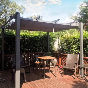 Padiglione da <span class=keywords><strong>esterno</strong></span> con tetto retrattile per uso domestico in lega di alluminio tenda isolante per alberghi e arredo da <span class=keywords><strong>esterno</strong></span> - Product Image 5