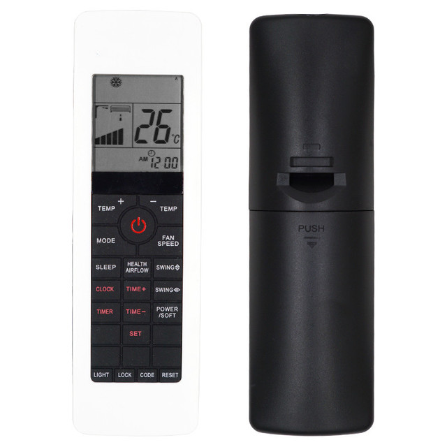 ZF 24 Big Buttons Air Conditioner Remote Control With LCD Use for YORK V9014557 0010401314T V9014557 0010401314K V98472 B7Q 4D